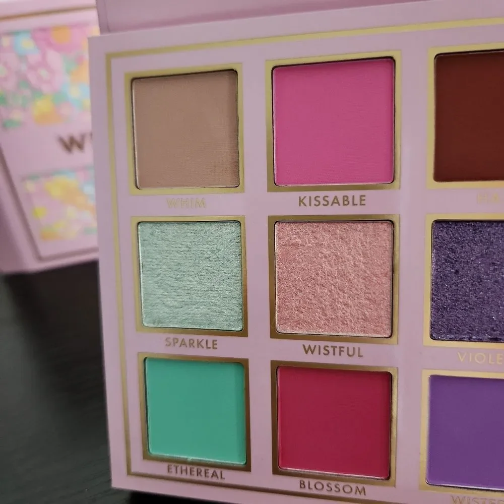 Ace Beaute Whimsical Bloom Eyeshadow Palette Vibrant Colors 15 Shades